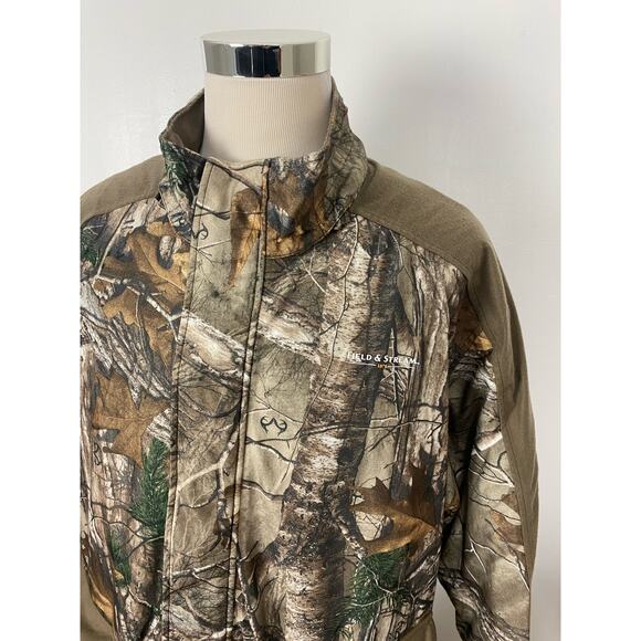 Men Field & Stream Realtree Xtra Camo zip-up fleece hunting jacket 2XL - Picture 2 of 4